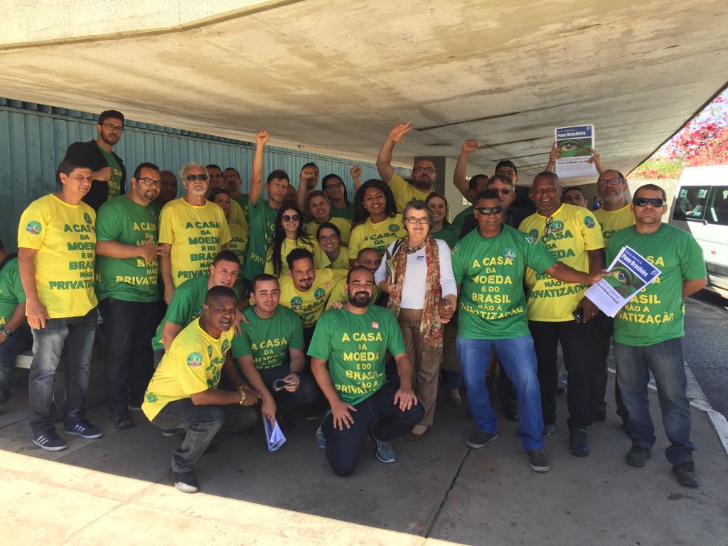 Moedeiros defendem a Pátria em ida à Brasília