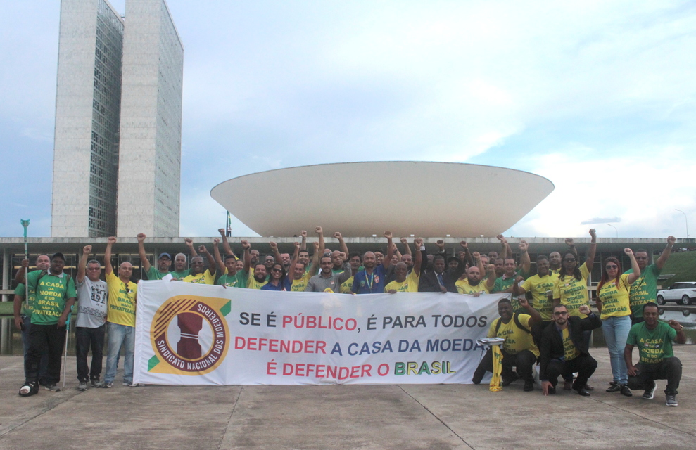 Frente Parlamentar em Defesa da Casa da Moeda, em Brasília