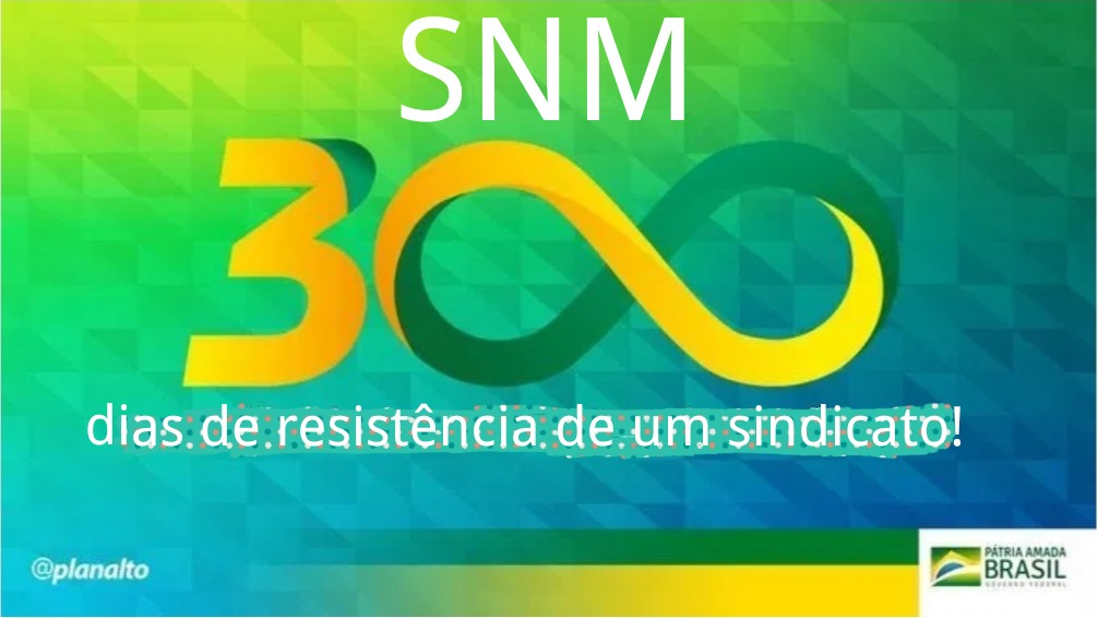 Diretoria do SNM na resistência contra o fim do monopólio e o processo de privatização