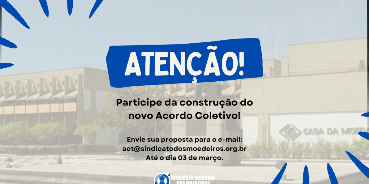 SNM inicia produção do novo caderno base para o Acordo Coletivo 2025/2026 com participação dos trabalhadores