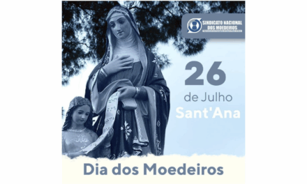 Missa em homenagem a Sant’Ana, padroeira dos Moedeiros, será celebrada no dia 26 de julho