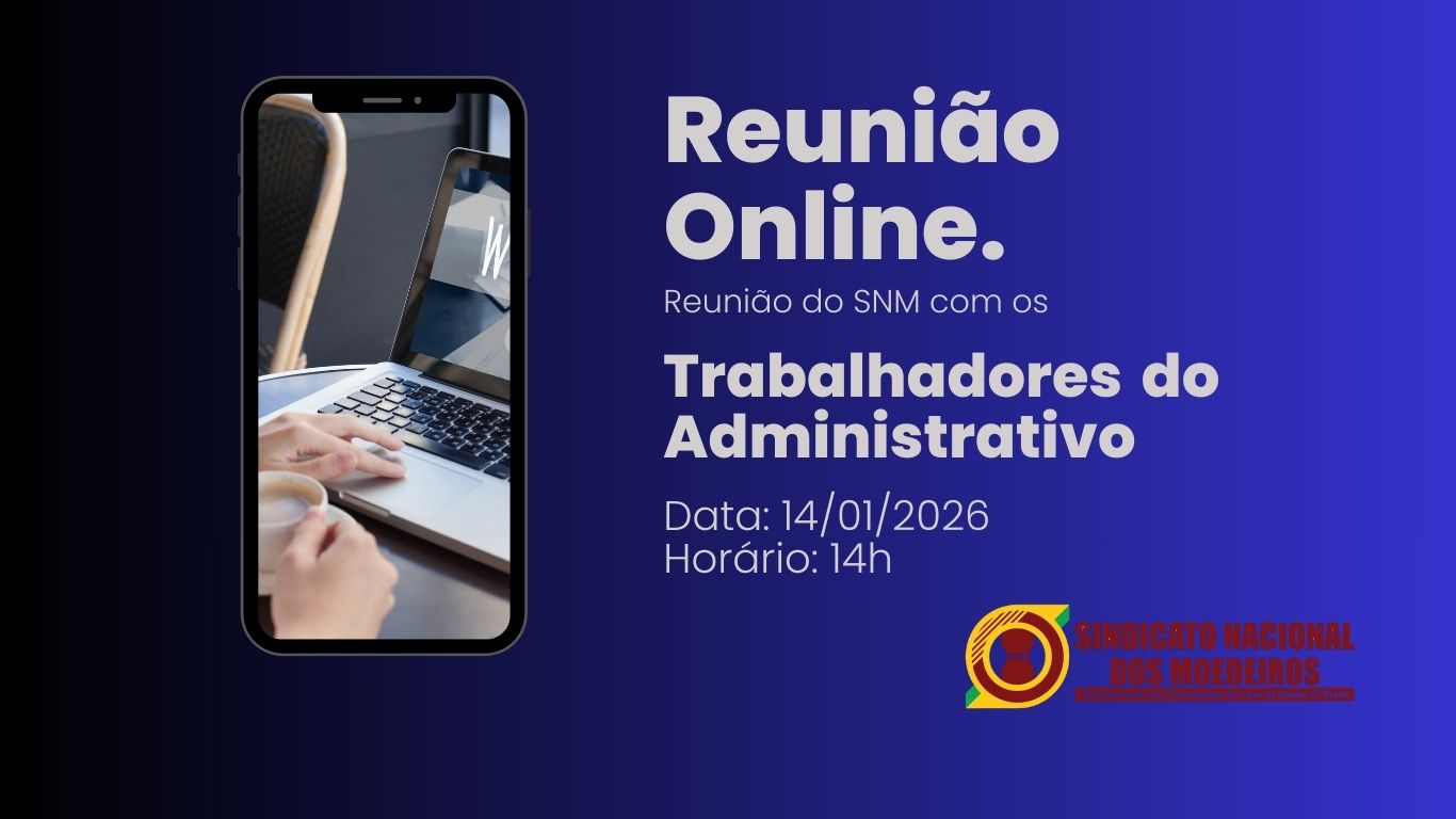 Sindicato convoca reunião com trabalhadores da área administrativa para debater mudanças no regime de trabalho