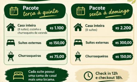 ABERTO O LINK PARA RESERVAS EM GUAPIMIRIM!